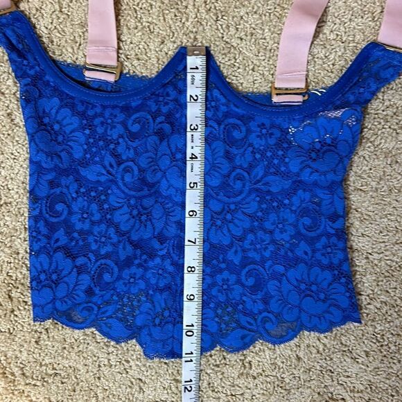 🆕 we are HAH Free People lace corset with removable straps size XS‎ BIN F - Picture 7 of 8